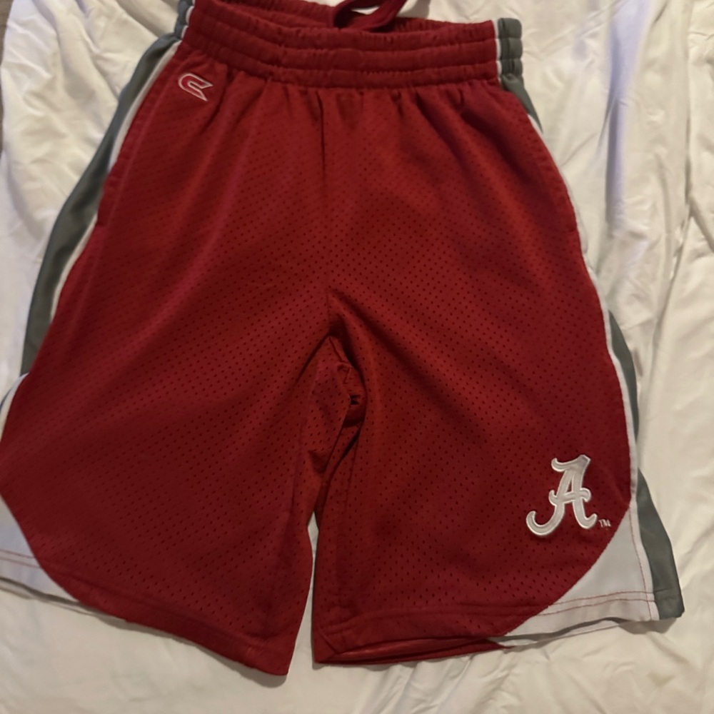 Alabama Kids Red Athletic Shorts